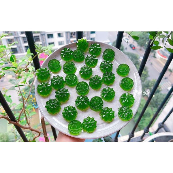 Khuôn silicon Socola thạch 15 bông hoa