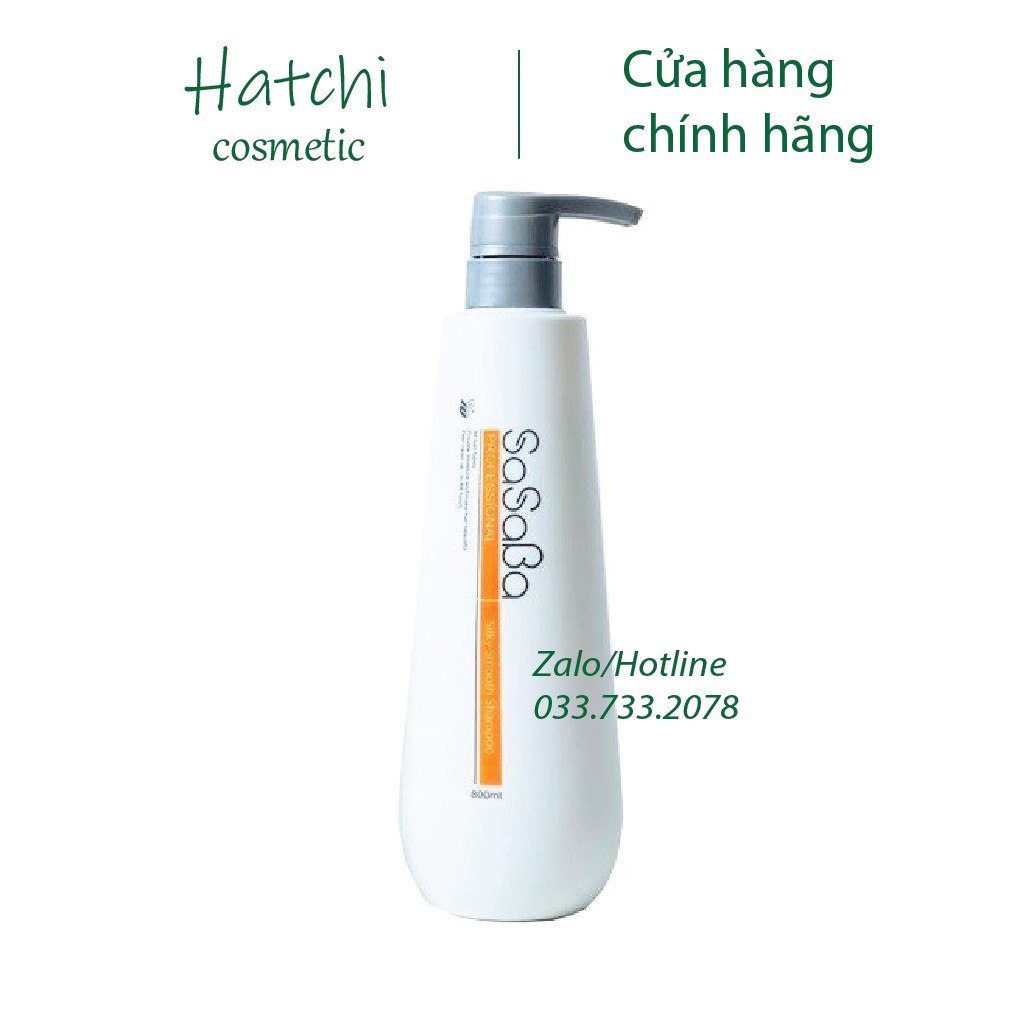 Lẻ Dầu Gội Hoặc Dầu Xả Sasaba 800ML Mẫu Mới New 2019 - Chính Hãng