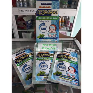 Miếng dán hạ sốt Hasocool thảo dược
