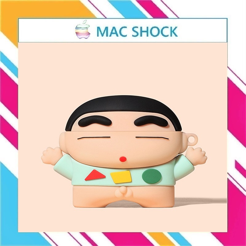 Vỏ Ốp case Airpod/ Airpods Pro Shin Lòi Kiu bảo vệ bao đựng tai nghe bluetooth 1/2/Pro chống va đập