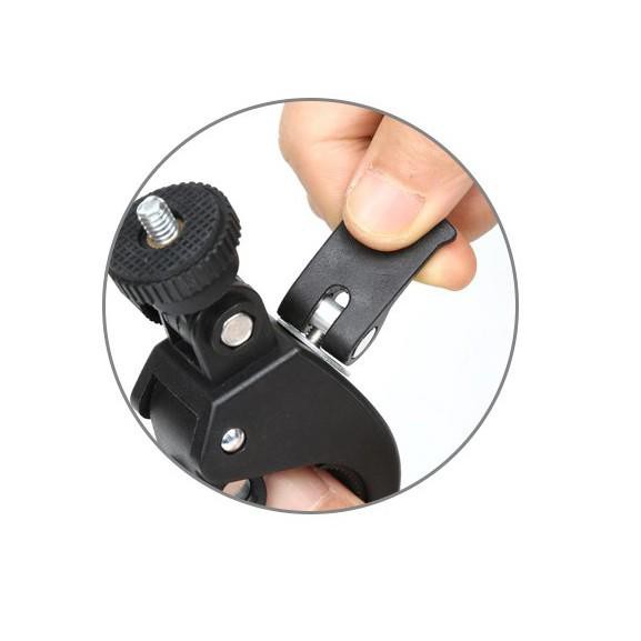 Kẹp chuẩn ốc 1/4 gắn trên ghi đông xe đạp cho camera Xiaomi Yi, SJCam, GO Pro