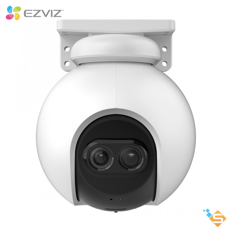 Camera wifi không dây tích hợp AI Ezviz C8PF 2MP, ống kính kép, ghi âm, xoay 360 độ - Bảo hành chính hãng 2 năm