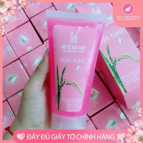 &lt;THẬT 100%&gt; Gel tẩy tế bào chết Sữa gạo