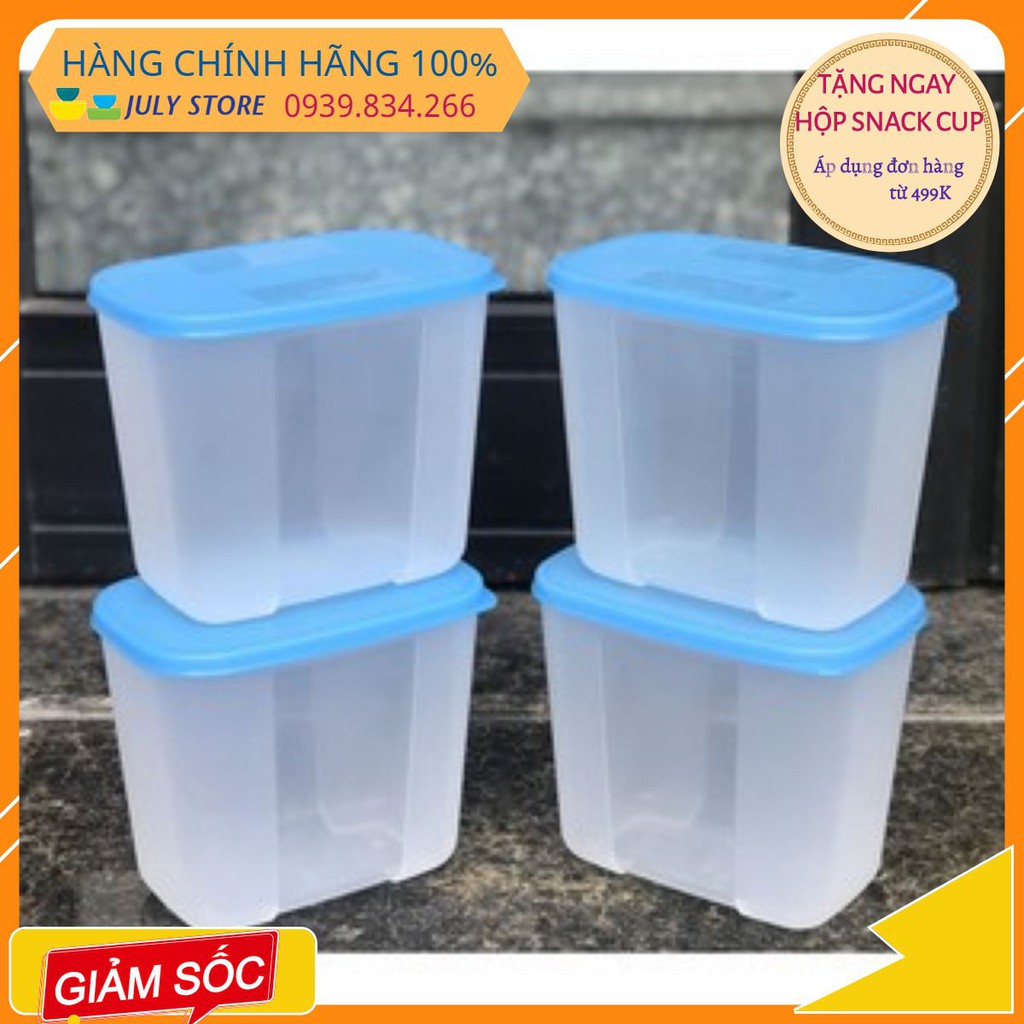 Tupperware ❤️ Freeship❤️Hộp pocket trữ đông 820ml nắp trơn tupperware