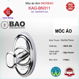 Móc treo Bao inox BN311
