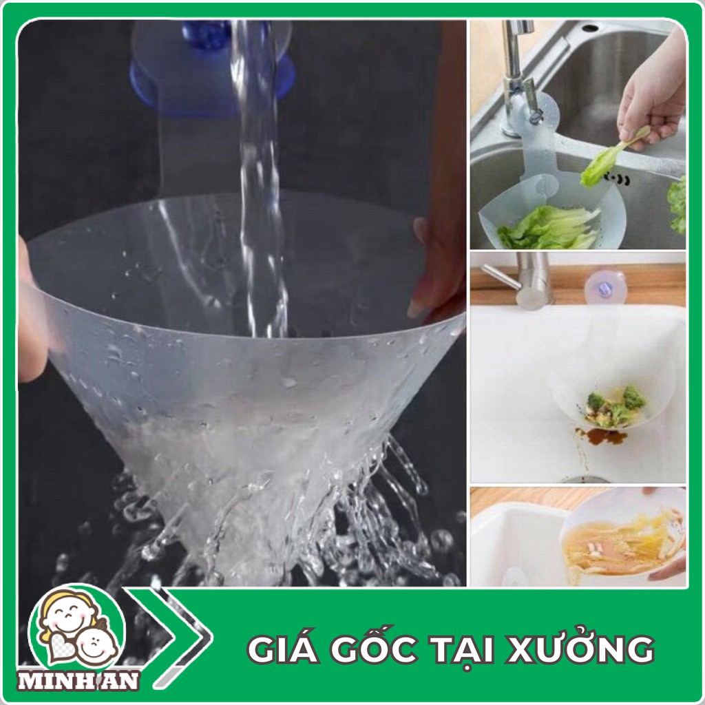 Phễu nhựa lọc rác . .