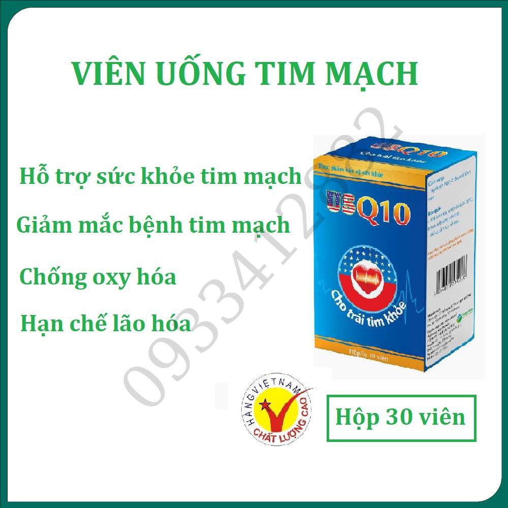 USQ10 cho trái tim khỏe mạnh - hộp 30 viên Hàng Chính Hãng Công Ty