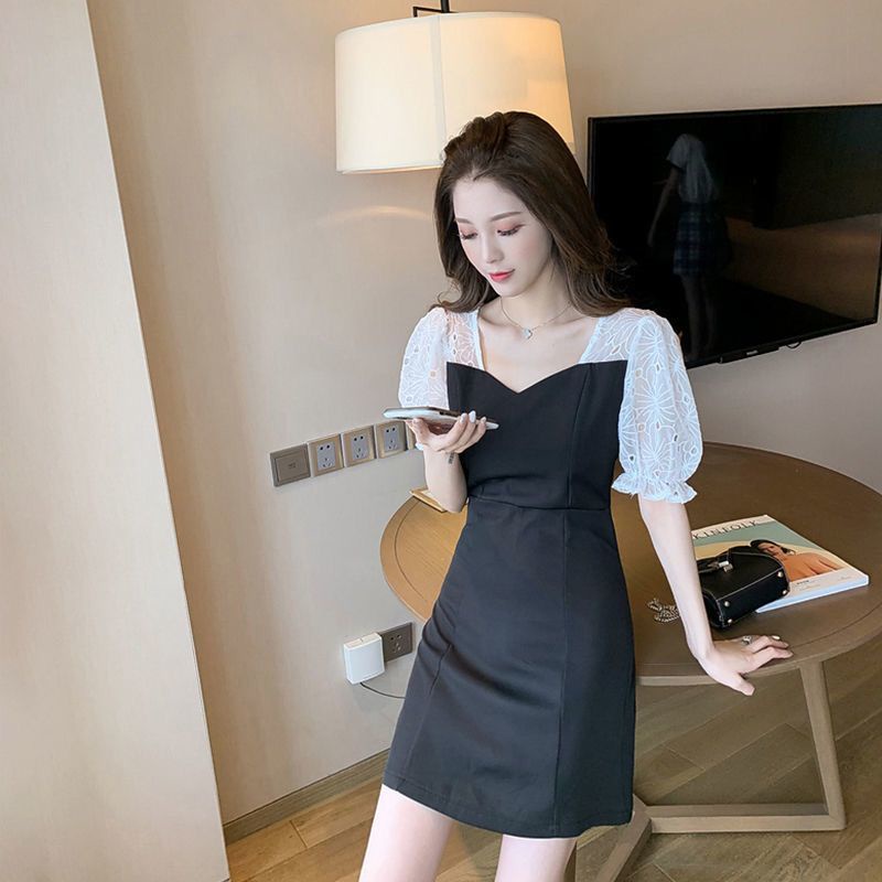 Đầm Phối Ren Plus Size Thời Trang Mùa Hè Dành Cho Nữ