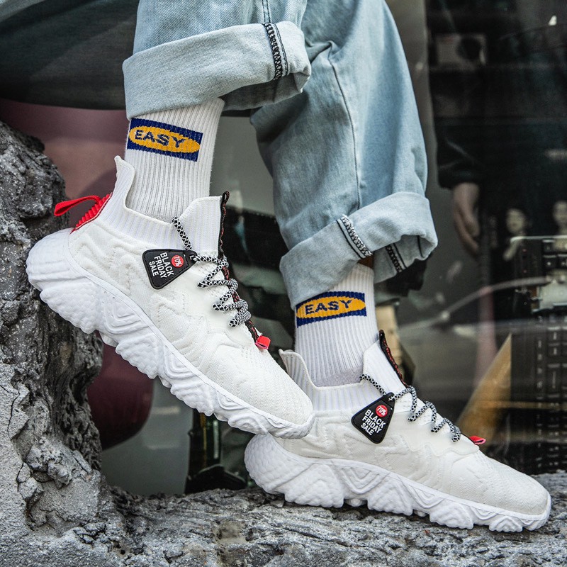 Giày Thể Thao Nam Thời Trang MWC Thiết Kế Vải Dệt Cao Cấp  Dáng Thể Thao Cổ Thấp Năng Động Cá Tính NATT- 5308