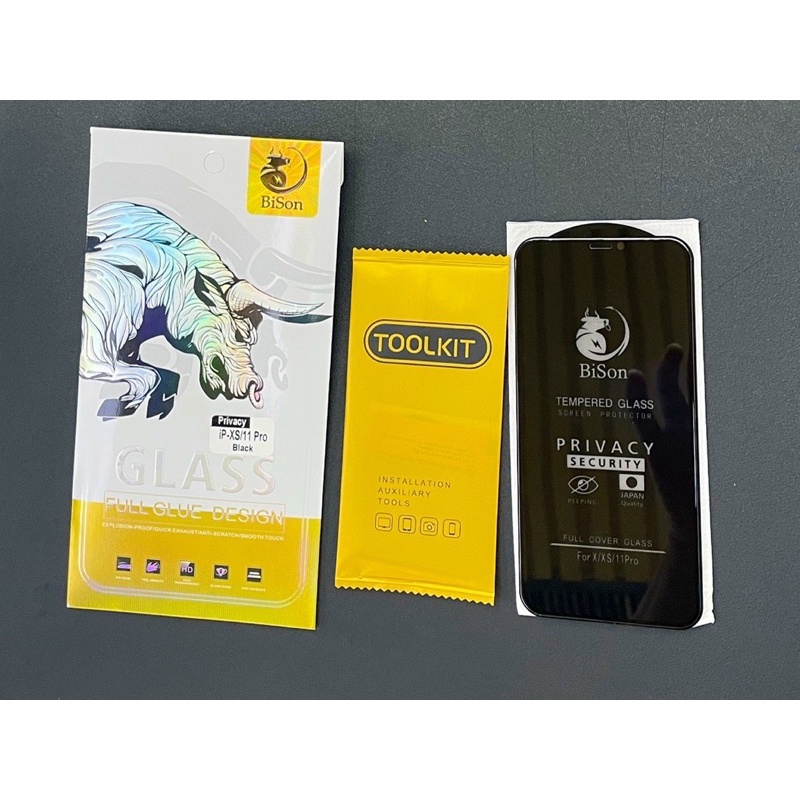 Cường Lực iPhone BISON Chính Hãng FULL Màn IP 6/ 7/ 8/ X/ Xs max/ 11/ 12/13/14Promax