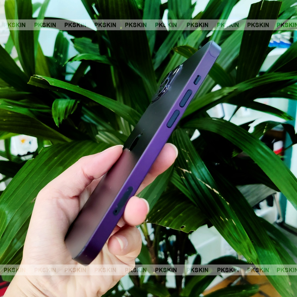 Dán skin full viền iphone 6 7 8 , 11 ,ip 12 , x/xs , xr , 13 pro max , 14 , 14 plus , 14 pro , 14 pro max sắc tím