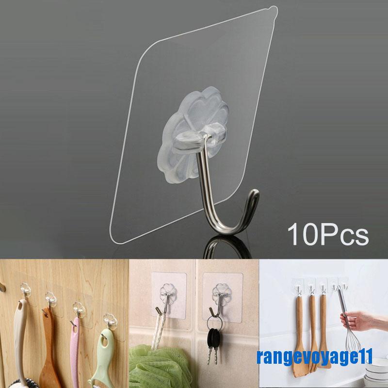 Bộ 10 Miếng Dán Tường Trong Suốt Chống Thấm Nước