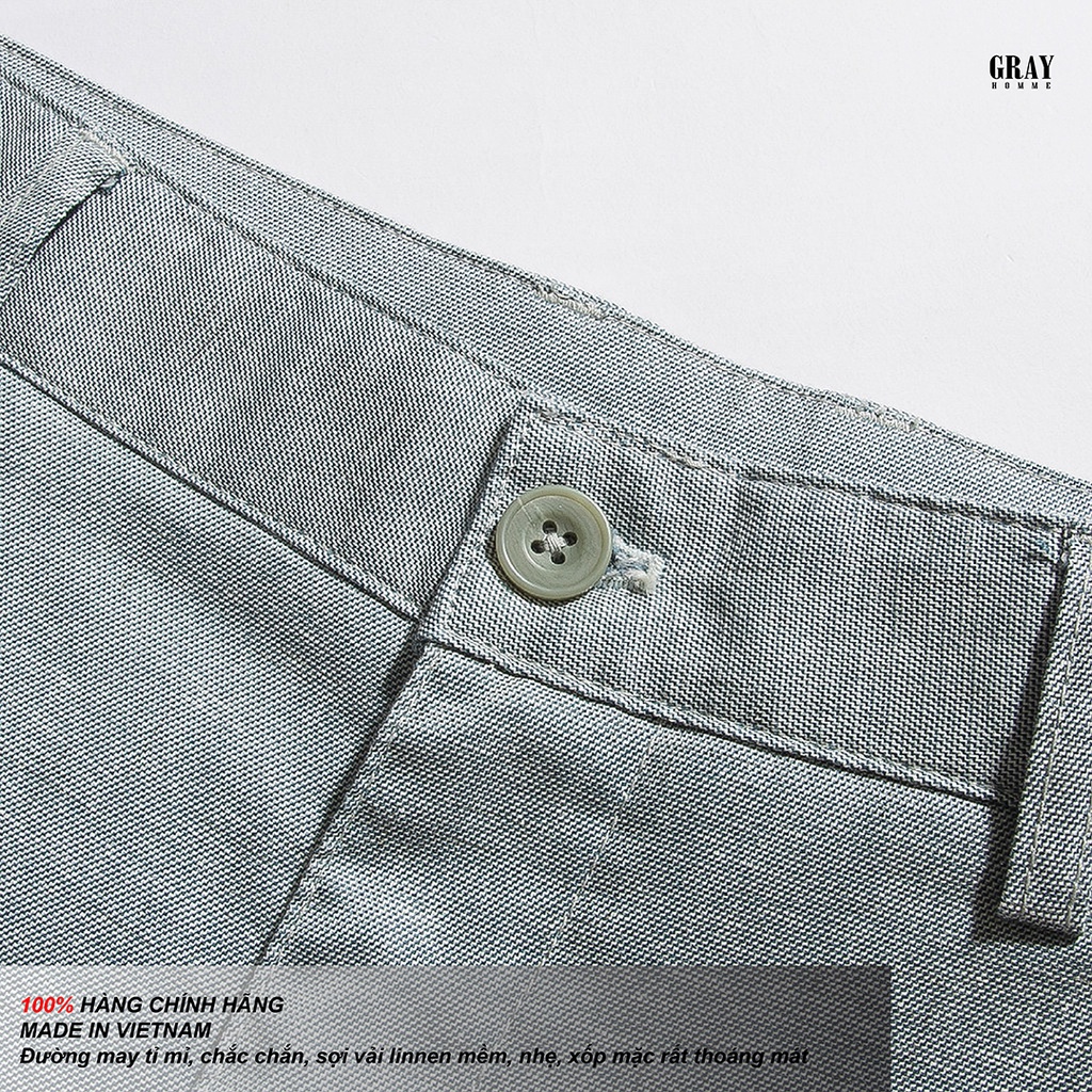 Quần Đùi Nam, Quần Short Nam GRAYHOMME, Trẻ Trung, Nam Tính, Mêm, Nhẹ, Thoáng (SK002)