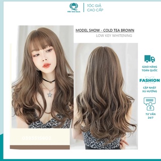 Tóc giả nguyên đầu bấm phồng siêu đẹp, C2069