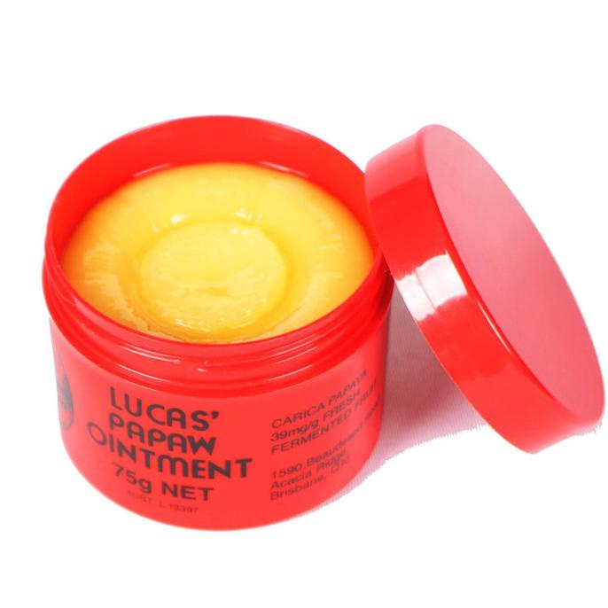 (Hàng Mới Về) Thuốc Mỡ Dưỡng Môi Lipbalm Lucas Papaw 75g