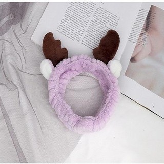 Băng Đô Sừng Hươu Trang Điểm/ rửa mặt Hàn Quốc Nhiều Màu Dễ Thương Xinh Xắn Cho Bạn Gái Chuẩn Form