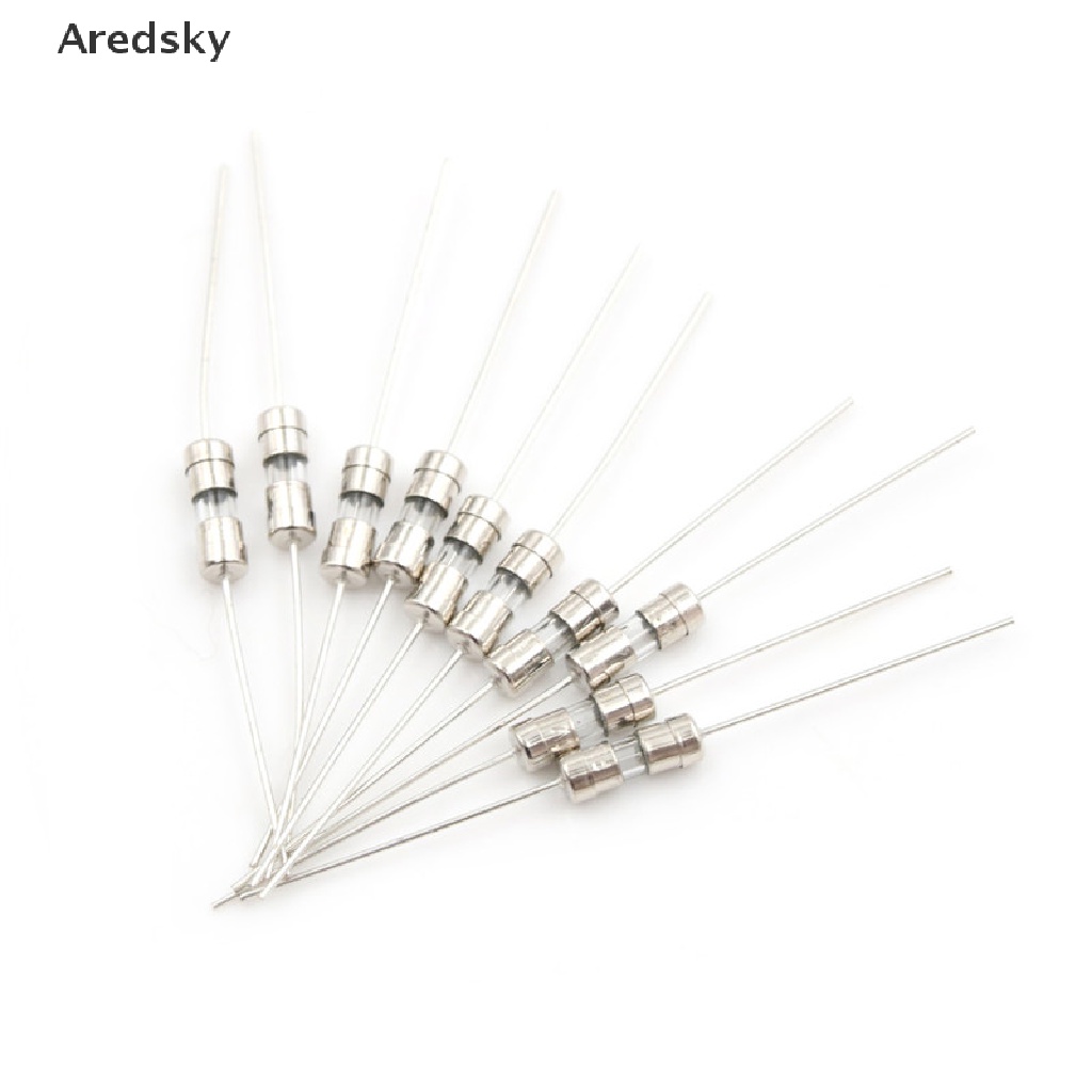 Set 10 Cầu Chì Ống Thủy Tinh F1A / 1.5A / 2A / 3A / 5A 3.6X10Mm 250V