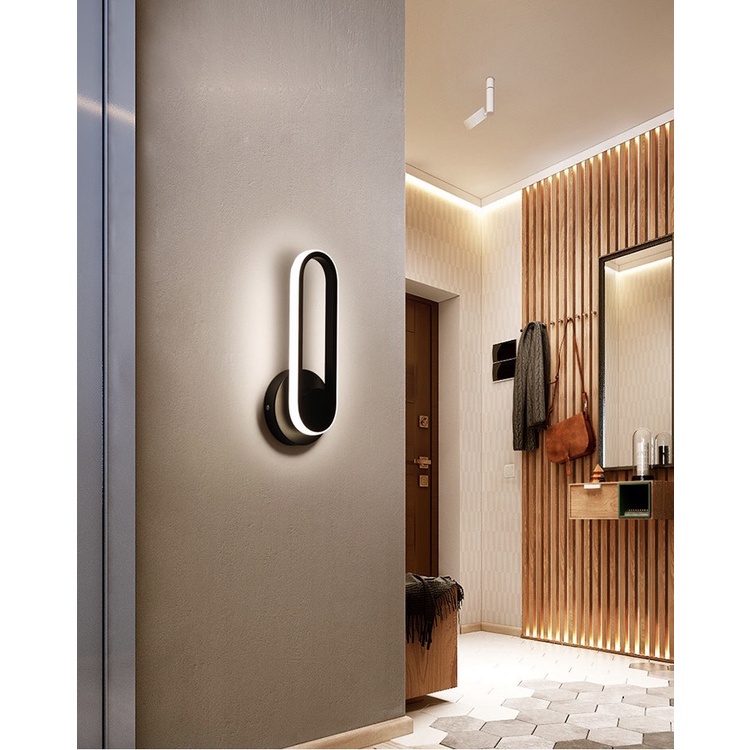 Đèn led tường trang trí phòng khách trong nhà cầu thang Bảo hành 12 tháng Lỗi 1 đổi 1 có 3 chế độ sáng, xoáy được 180 độ
