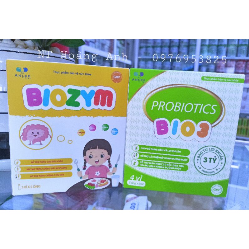 Bộ đôi Probiotics Bio3 và Biozym giúp bé ăn ngủ ngon tăng cân tăng đề kháng