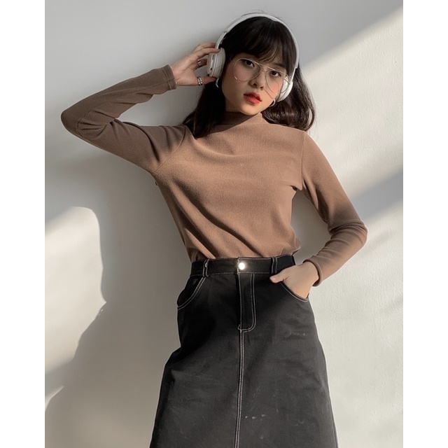 ÁO THUN TĂM CỔ 3P CHUBBIE chất liệu thun tăm đanh, mịn, không xổ lông