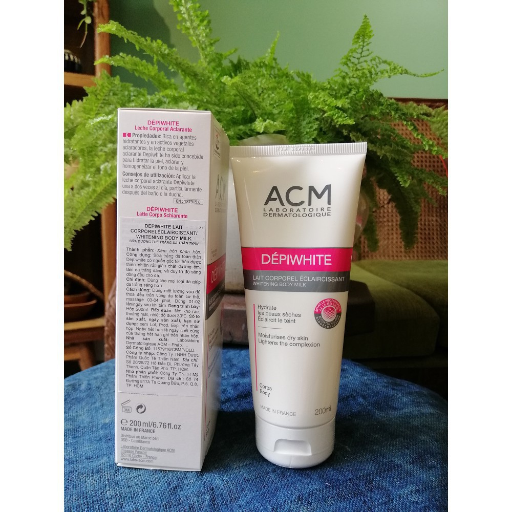 [HÀNG CTY] ACM Depiwhite Whitening Body Milk 200ml - Sữa dưỡng thể làm trắng sáng da