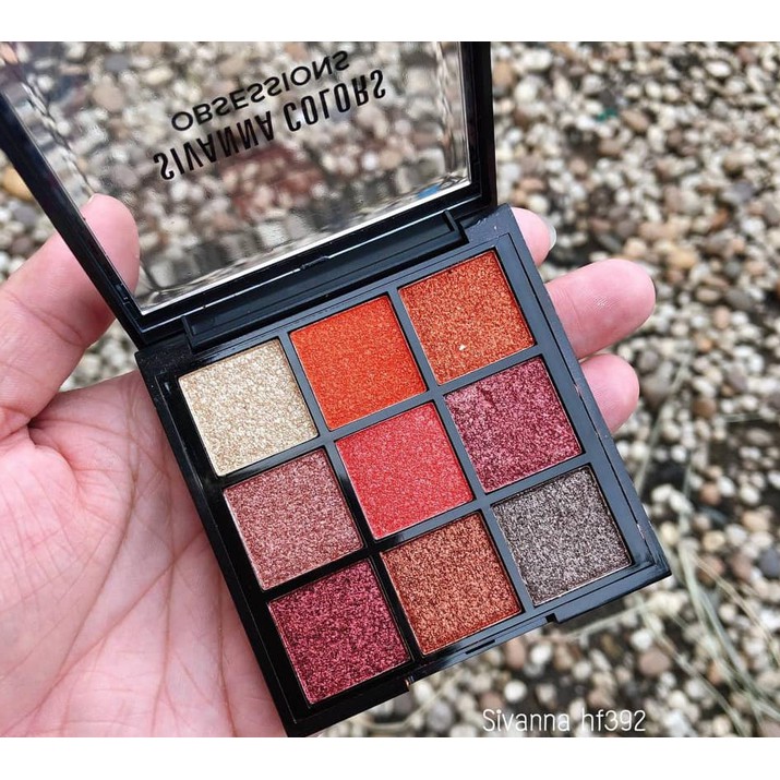 [Sivanna] Phấn mắt dạng sáp 9 ô Sivanna Eyeshadow Sivanna Obsessions