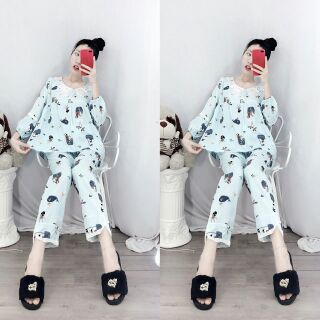 Đồ bộ tole tiểu thư combo