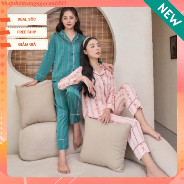 Bộ ngủ lụa thu đông Winny 22560