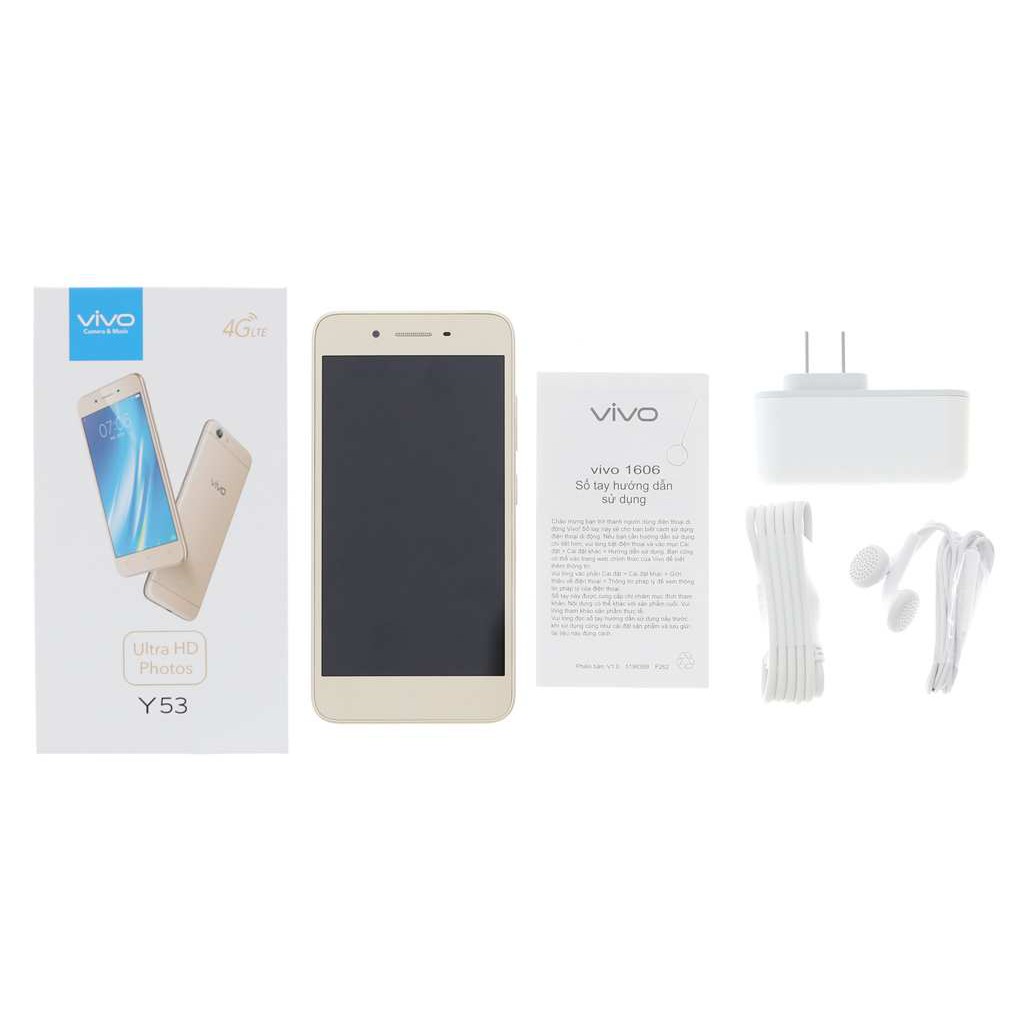 💥 Free Ship💥Điện thoại Vivo Y53 Ram 2Gb, ROm 16Gb (2 sim) - Bảo hành 12 tháng - fullbox tặng kèm ốp - Nhập khâu | BigBuy360 - bigbuy360.vn