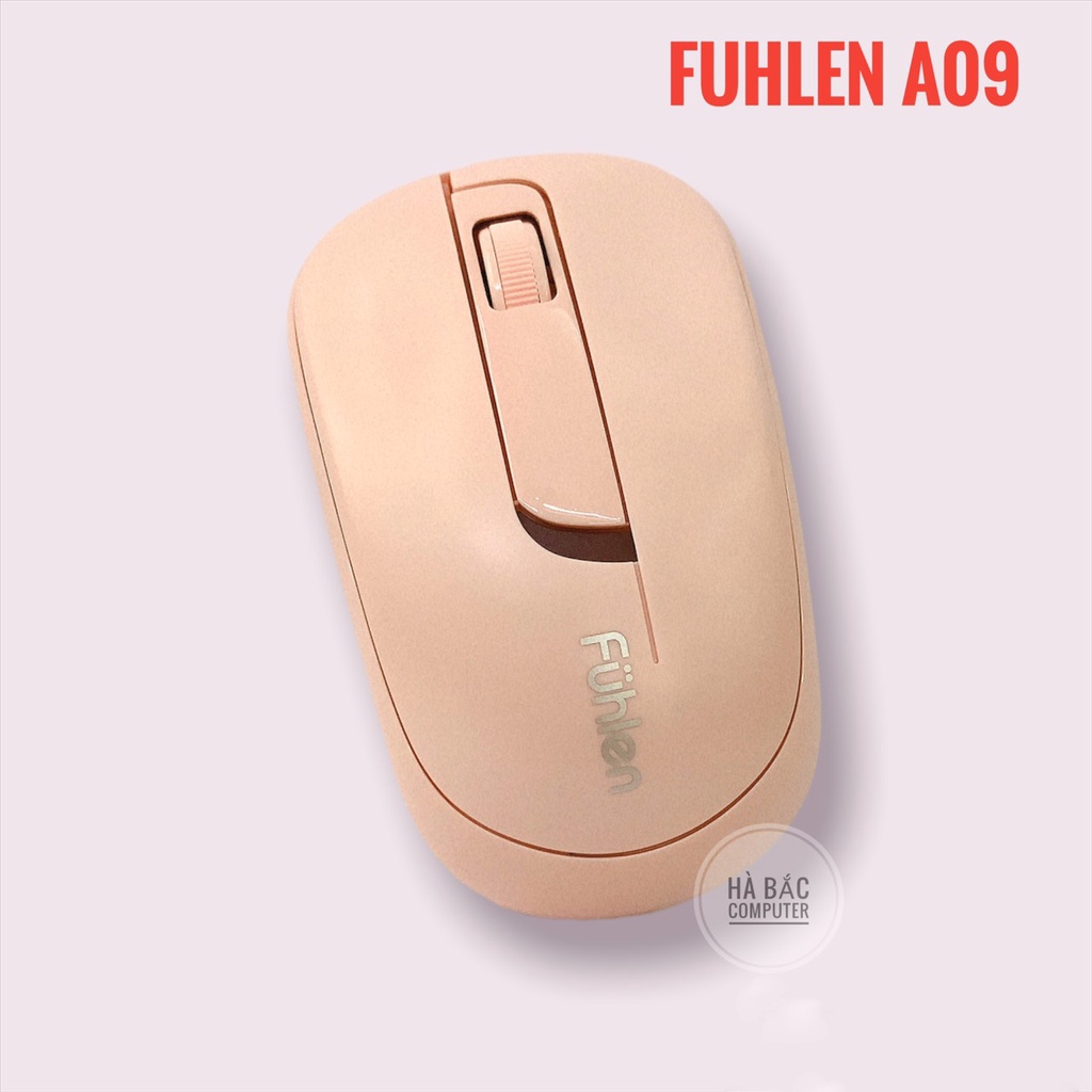 Chuột Không Dây FUHLEN A09B Màu Hồng ( Pink ) - Chuột Máy Tính Văn Phòng Chính Hãng