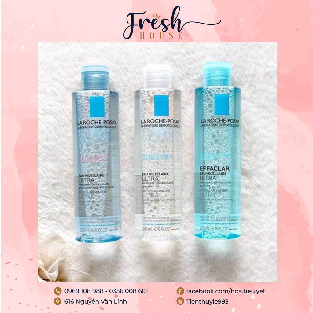 Tẩy trang La roche Posay 400ml