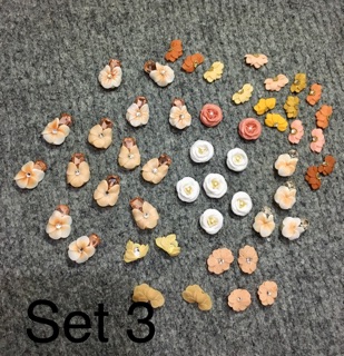 Set hoa bột nail