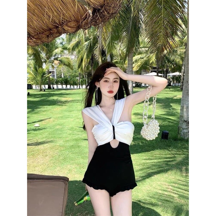 Đồ bơi liền thân tay bồng xinh xắn