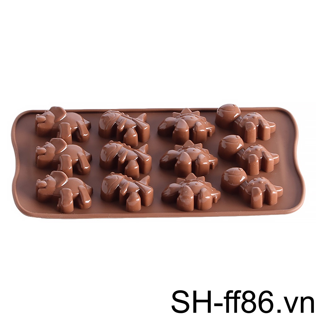 Khuôn Silicone Làm Bánh 12 Ngăn Tiện Lợi ff86