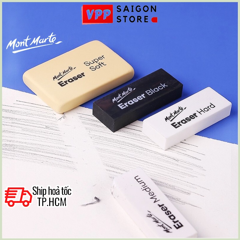 Bộ 4 Gôm Tẩy Chuyên Nghiệp Mont Marte - Artist Erasers Signature 4pc - MAXX0005