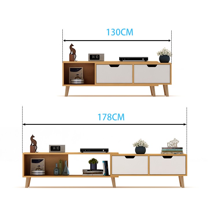 [COMBO] BộTủ kệ Tivi + Bàn Trà đơn giản hiện đại phong cách Bắc Âu Tủ kệ thông minh thay đổi kích thước T350