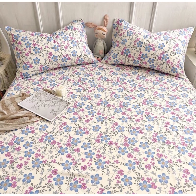 (Nhắn tin shop chọn mẫu)Bộ Ga Gối Cotton Living Hàng Nhập Khẩu Cao Cấp 3 Món Hoa nhí | BigBuy360 - bigbuy360.vn