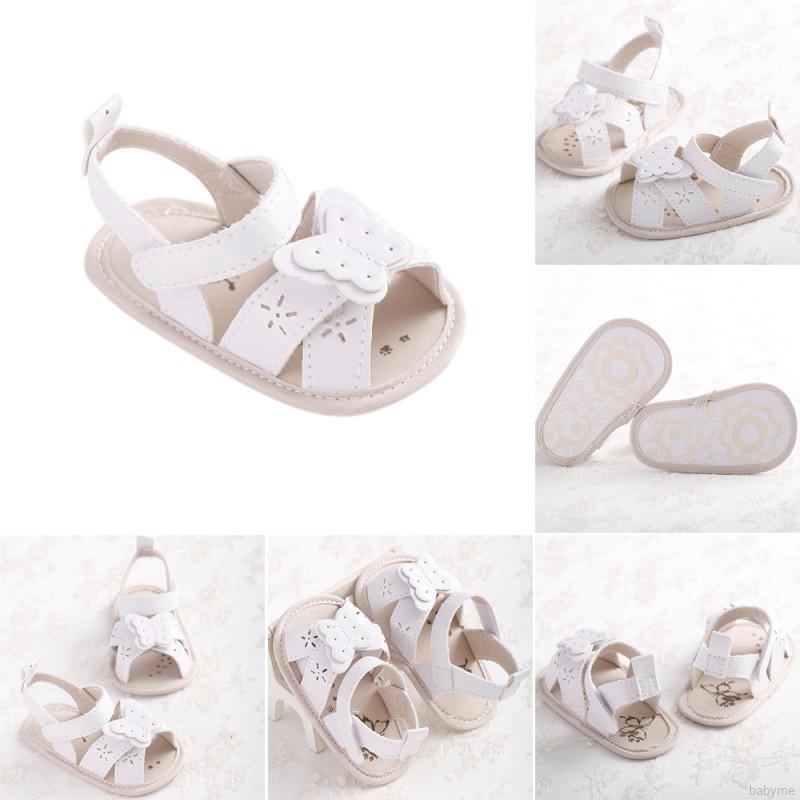 Sandals xỏ ngón đính nơ chống trượt cho bé