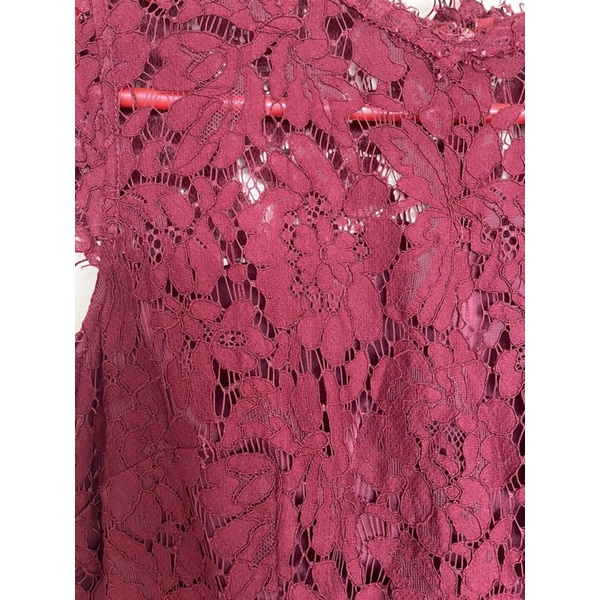 Đầm Eliza J màu đỏ đô size 4 M new 99%