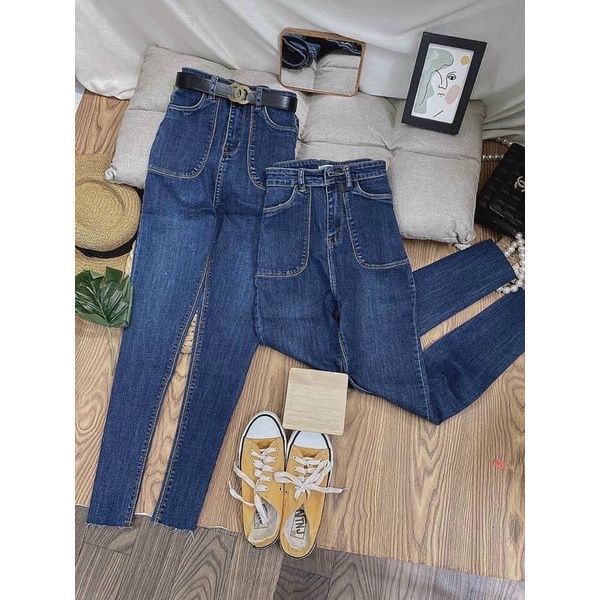 Quần jeans túi vuông ms061