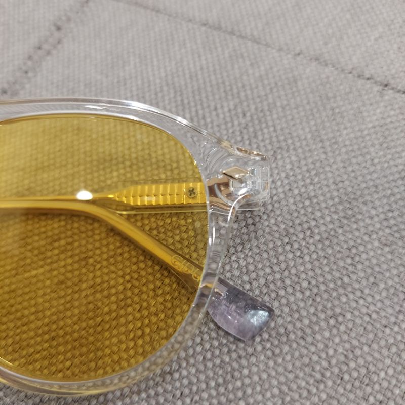 Kính Mắt Tròn Tròng Vàng Thời Trang CIDU Mk19