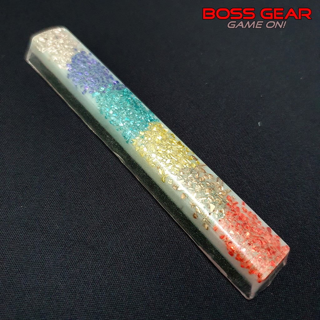 Keycap Lẻ nút Space chủ đề sắc màu The colors space keycap ( keycap resin độc lạ )( Keycap Artisan )