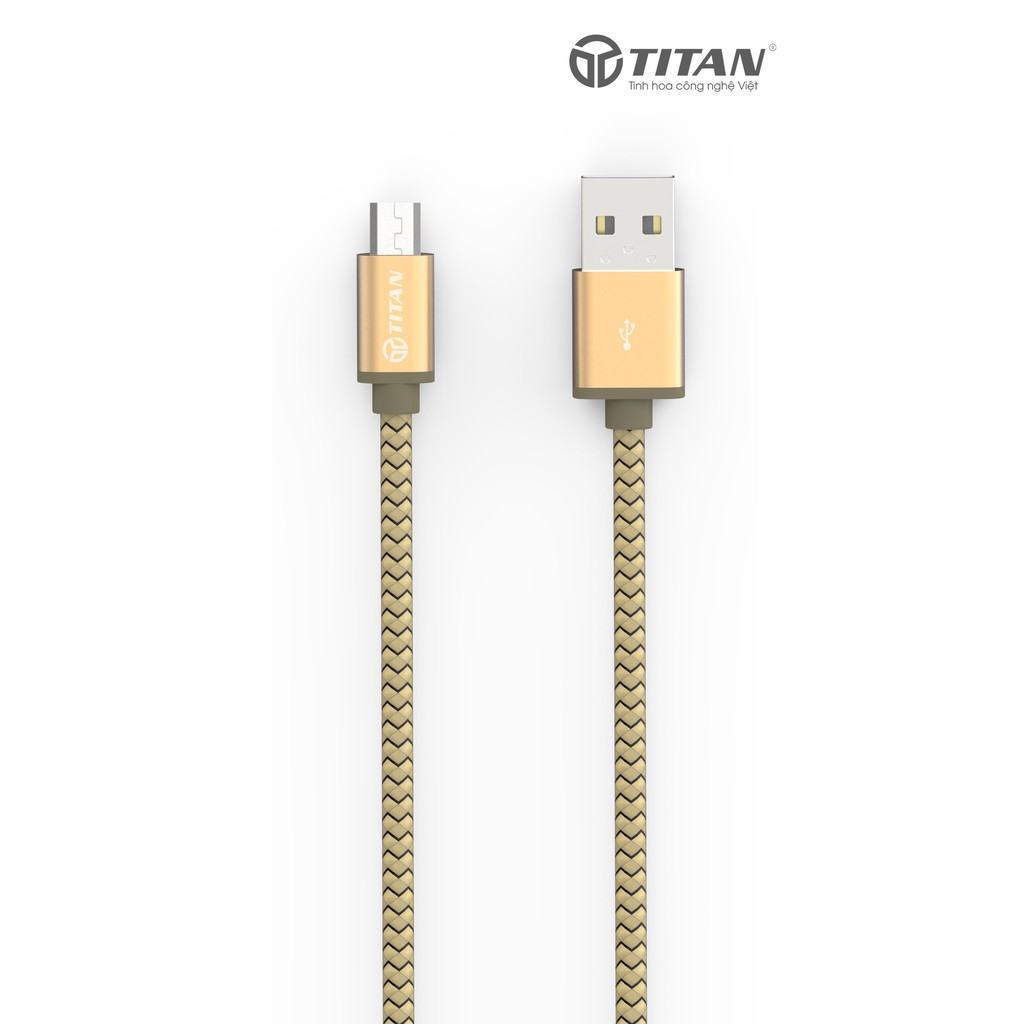 Cáp Sạc IPhone / Samsung Titan Dài 3M Chính Hãng - Bảo Hành 12 Tháng