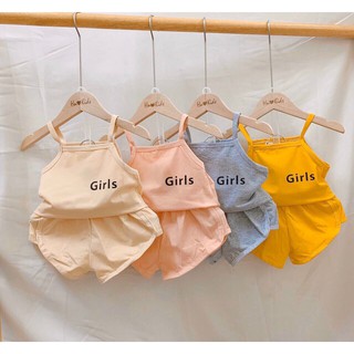 Bộ 2 dây Girls quần bầu cho bé gái