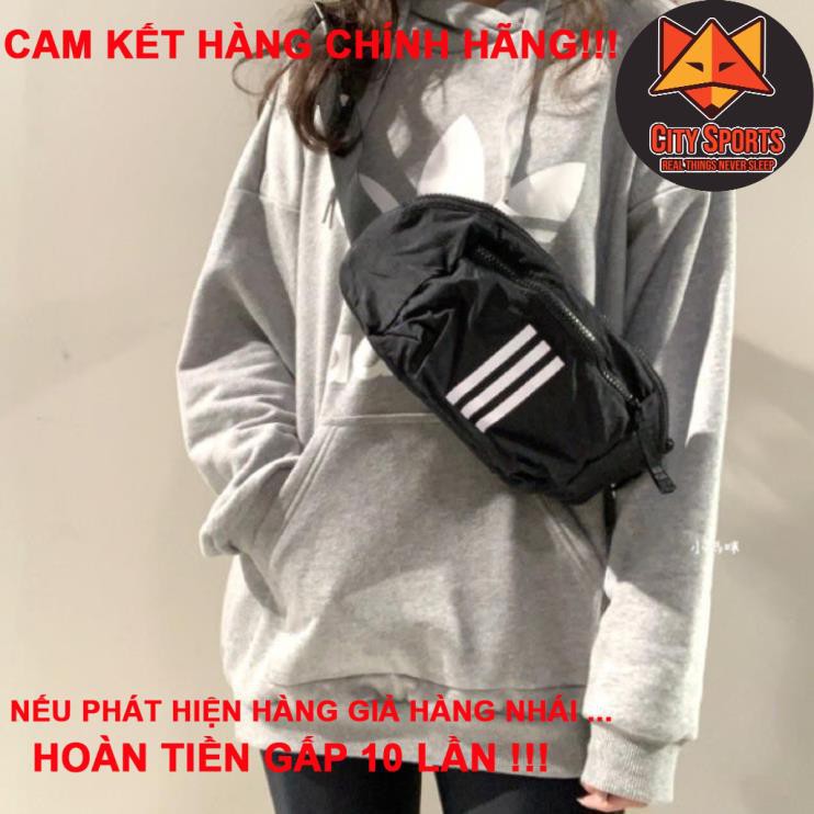 [Free Ship] Chính Hãng Adidas túi chéo PARKHOOD WAIST BAG DS8862 [CAm kết chính hãng fake 1 đền 10]