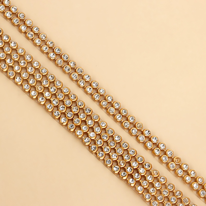 Youyo Đai Xích Đeo Đùi Đính Đá Thanh Lịch Cho Đi Tiệc Bãi Biển Câu Lạc Bộ Rave