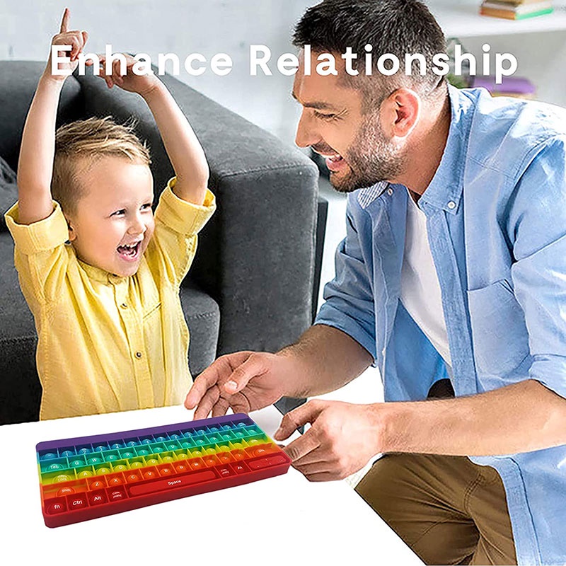 Đồ chơi nhấn bóng khí bằng silicone giải tỏa căng thẳng thiết kế độc đáo
