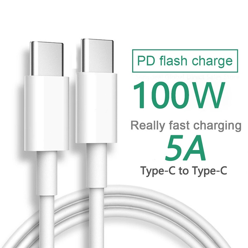 Dây cáp sạc nhanh Samsung chuyển đổi USB Type C sang USB Type C 5A 1.5m