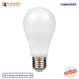 Bộ 5 Bóng Đèn Led Bulb Paragon PBCB 5W/ 7W/ 9W/ 11W/ 13W Ánh Sáng Vàng/ Trung Tính/ Trắng Hàng Chính Hãng