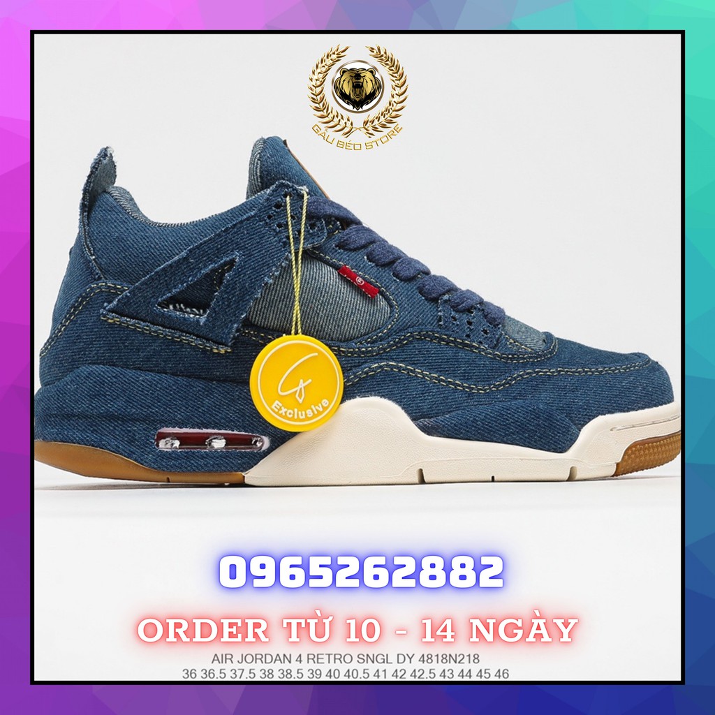 Order 1-2 Tuần Giày Outlet Store Sneaker _Levi’s x Nike Air Jordan 4 Retro MSP: 4818N2181 gaubeostore.shop